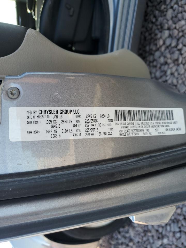 2013 Chrysler Town & Country Touring VIN: 2C4RC1BG9DR669670 Lot: 56627445