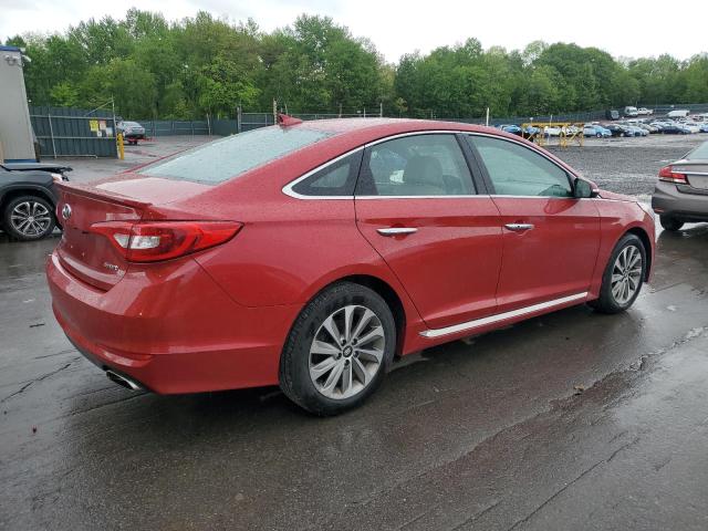  HYUNDAI SONATA 2017 Red