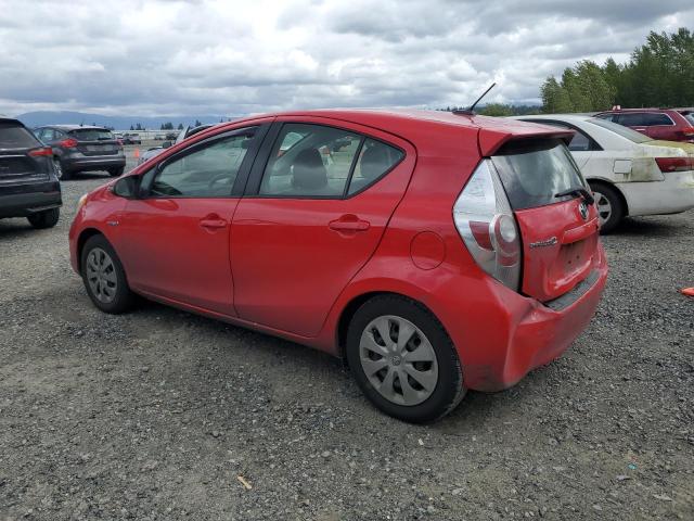  TOYOTA PRIUS 2012 Red