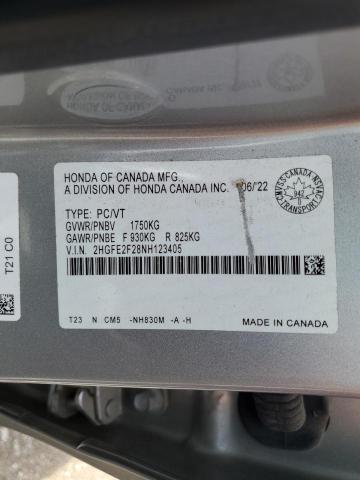 2022 HONDA CIVIC LX