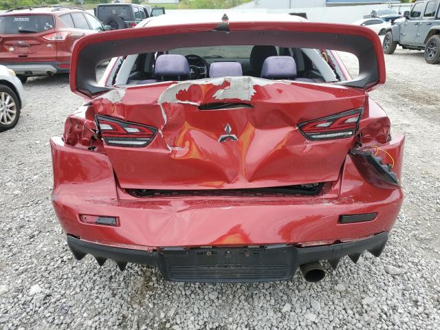 Sedans MITSUBISHI EVO 2012 Burgundy
