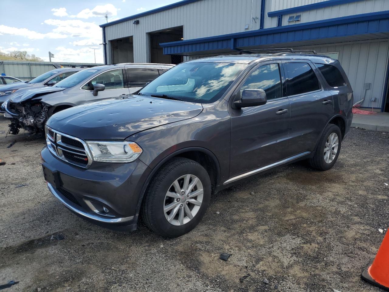 2015 Dodge Durango Sxt იყიდება Mcfarland-ში, WI - Hail