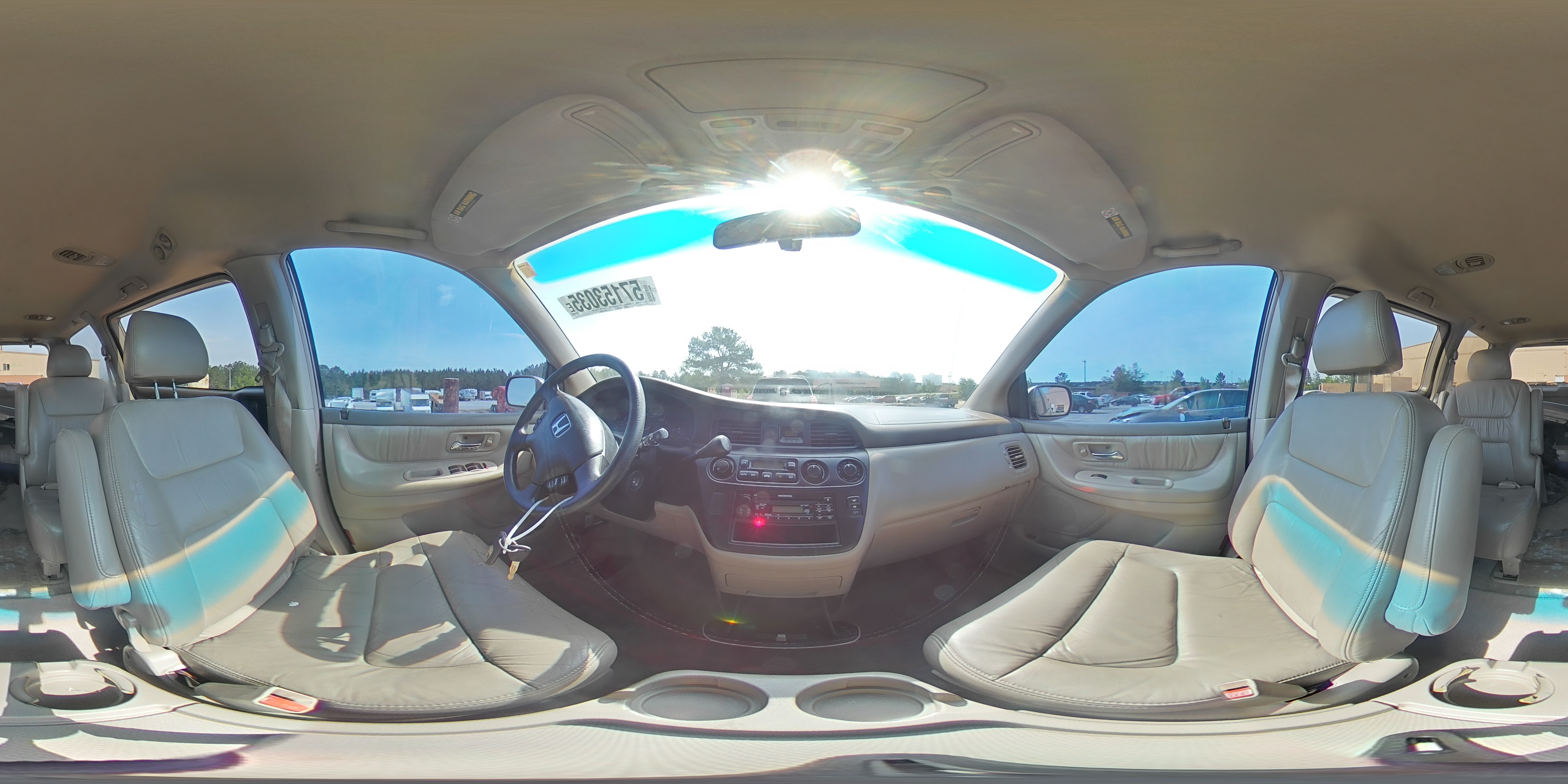2002 Honda Odyssey Exl VIN: 5FNRL18922B020150 Lot: 57153035