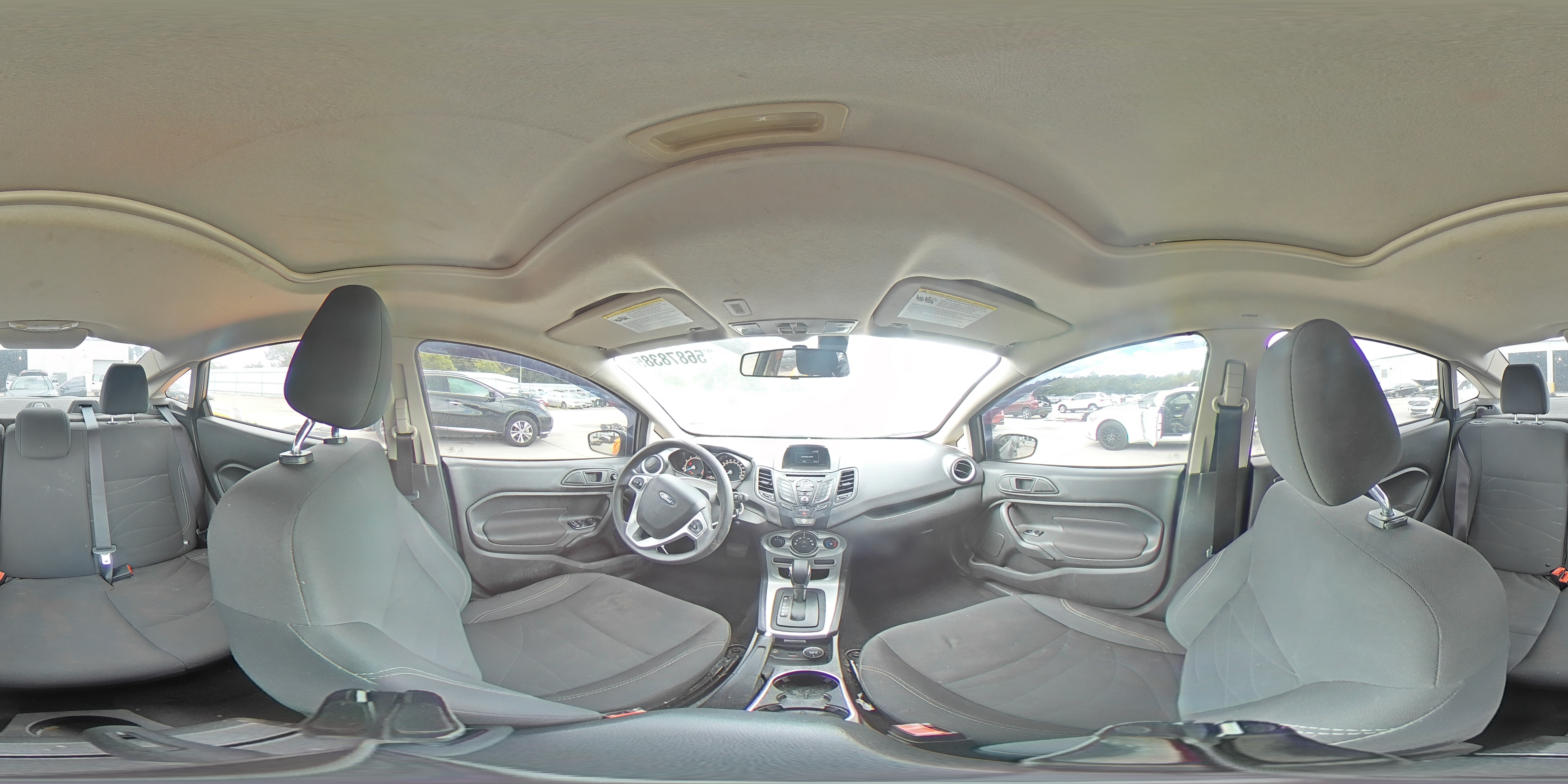2019 Ford Fiesta Se VIN: 3FADP4BJ3KM100917 Lot: 56878385
