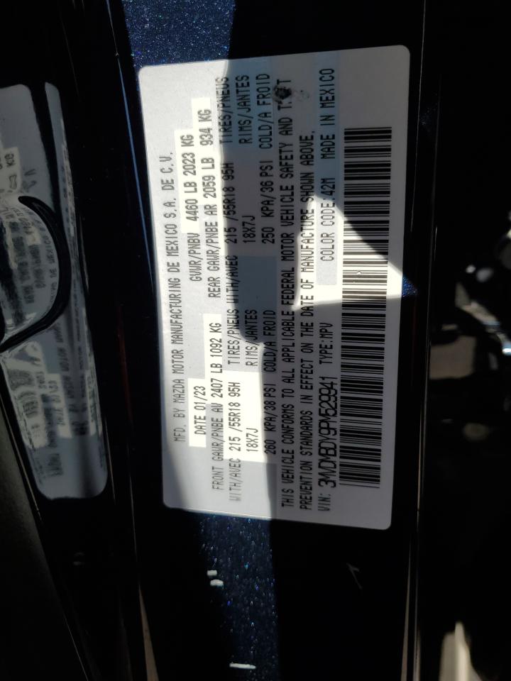 2023 Mazda Cx-30 Premium VIN: 3MVDMBDY9PM529941 Lot: 56598765