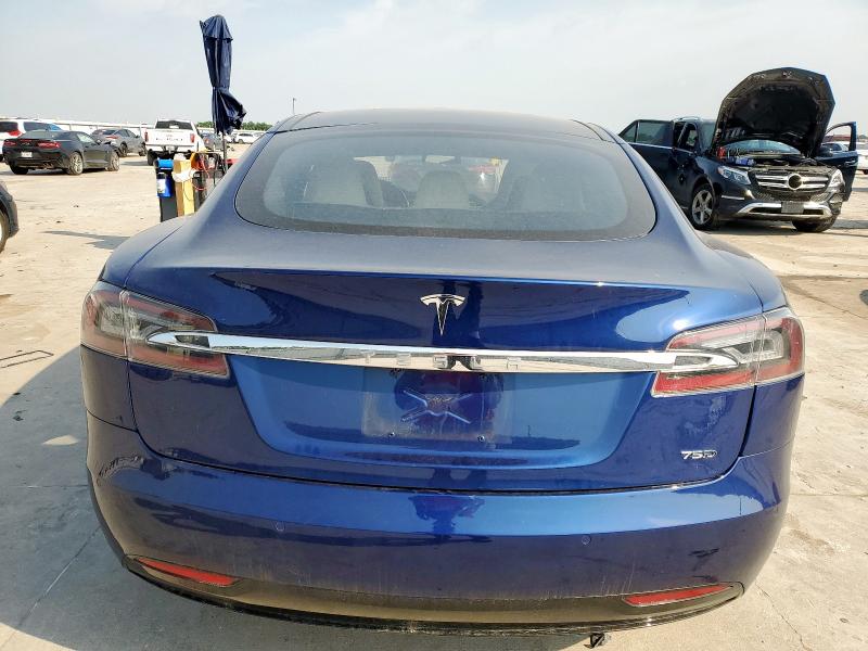 Hatchbacks TESLA MODEL S 2016 Granatowy