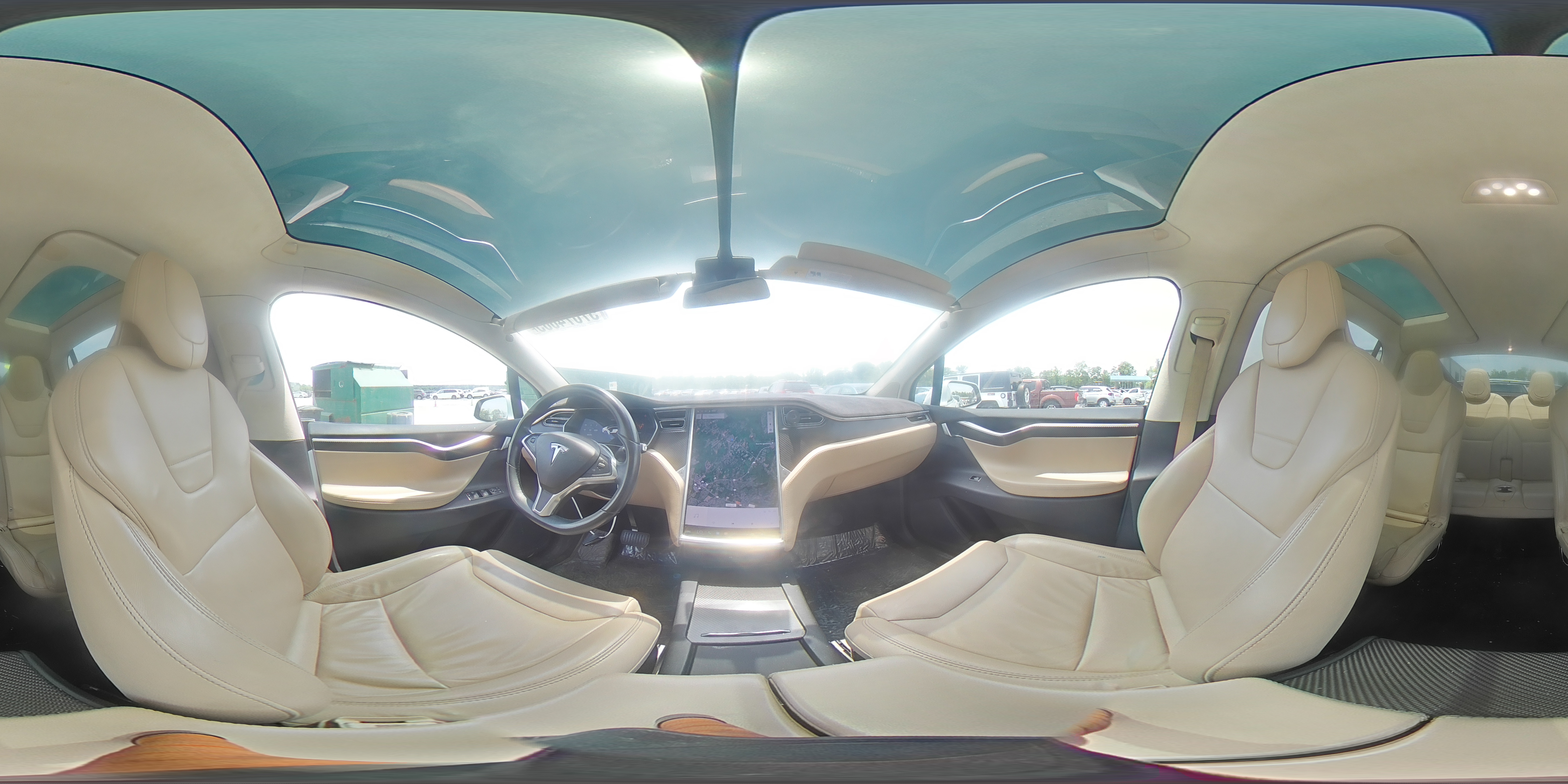2017 Tesla Model X VIN: 5YJXCBE29HF043552 Lot: 57074005