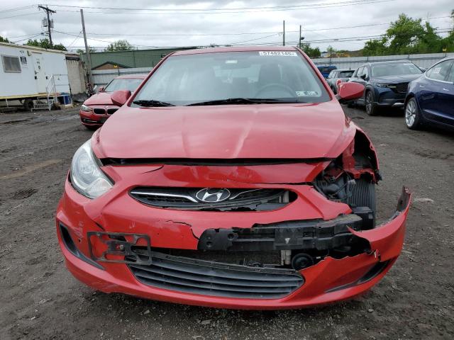 Sedans HYUNDAI ACCENT 2013 Red