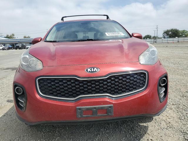  KIA SPORTAGE 2018 Czerwony