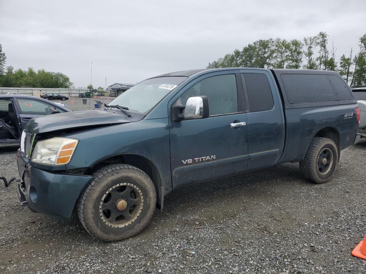 2005 Nissan Titan Xe de vânzare în Arlington, WA - Front End