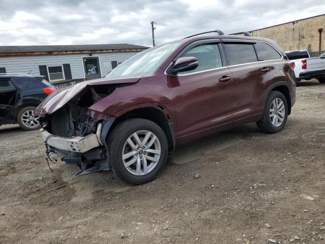  TOYOTA HIGHLANDER 2016 Burgundy