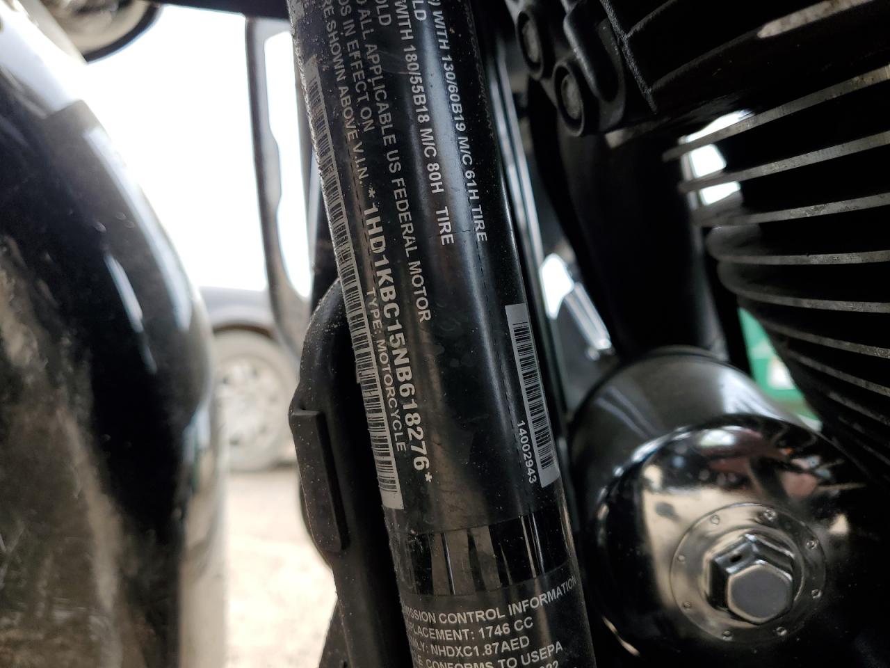 2022 Harley-Davidson Flhx VIN: 1HD1KBC15NB618276 Lot: 56494525