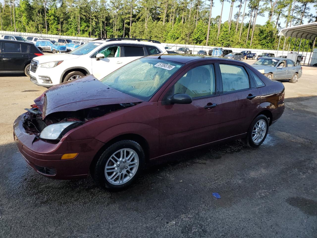 2007 Ford Focus Zx4 na sprzedaż w Harleyville, SC - Front End