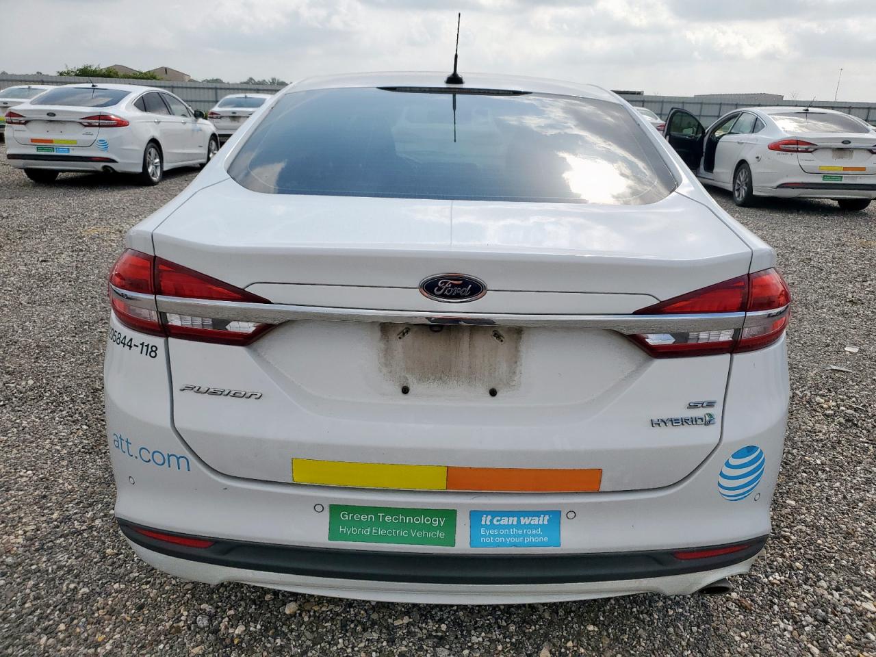 2018 Ford Fusion Se Hybrid VIN: 3FA6P0LU7JR163546 Lot: 54037985