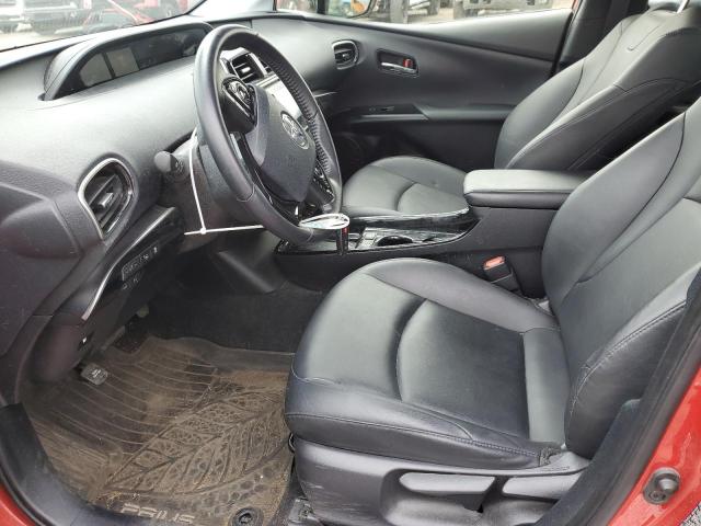  TOYOTA PRIUS 2019 Червоний
