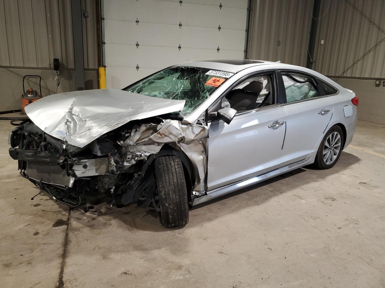 2017 Hyundai Sonata Sport na sprzedaż w West Mifflin, PA - Front End