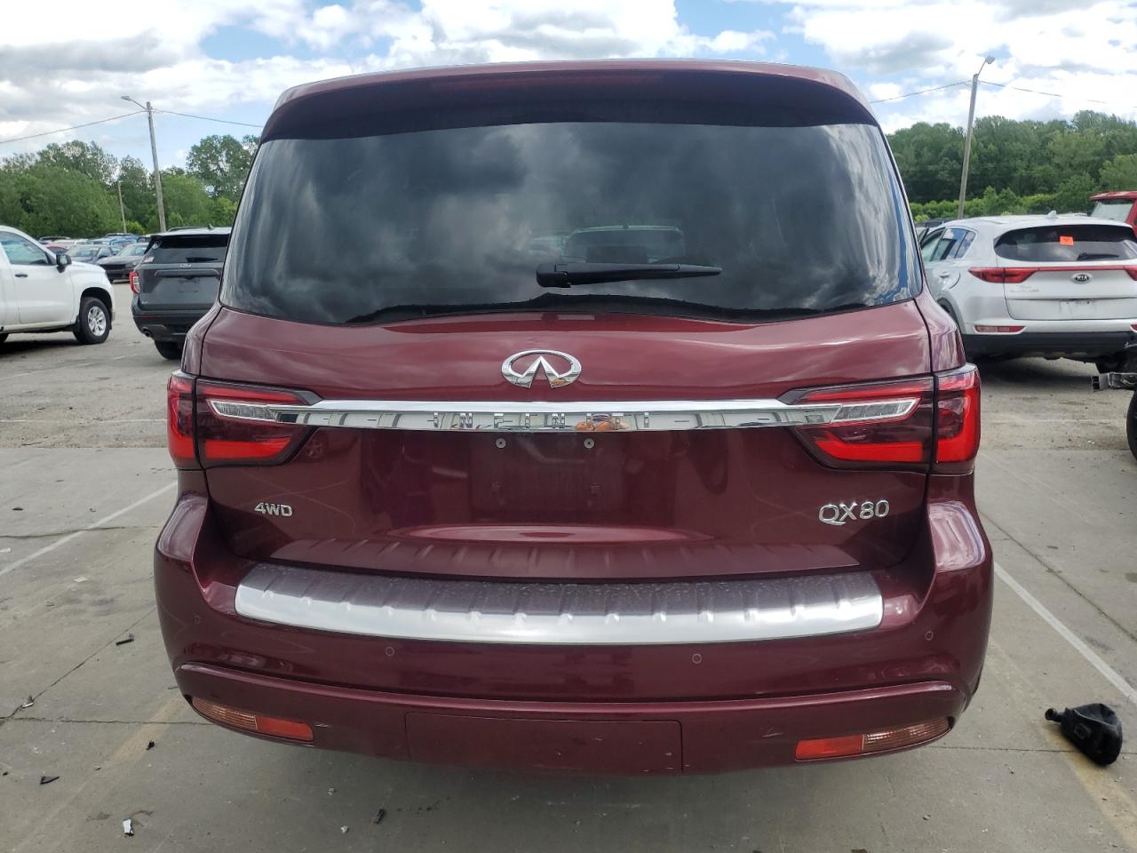 2022 Infiniti Qx80 Luxe VIN: JN8AZ2AE8N9292777 Lot: 56327285