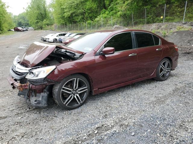 Седани HONDA ACCORD 2017 Бургунді