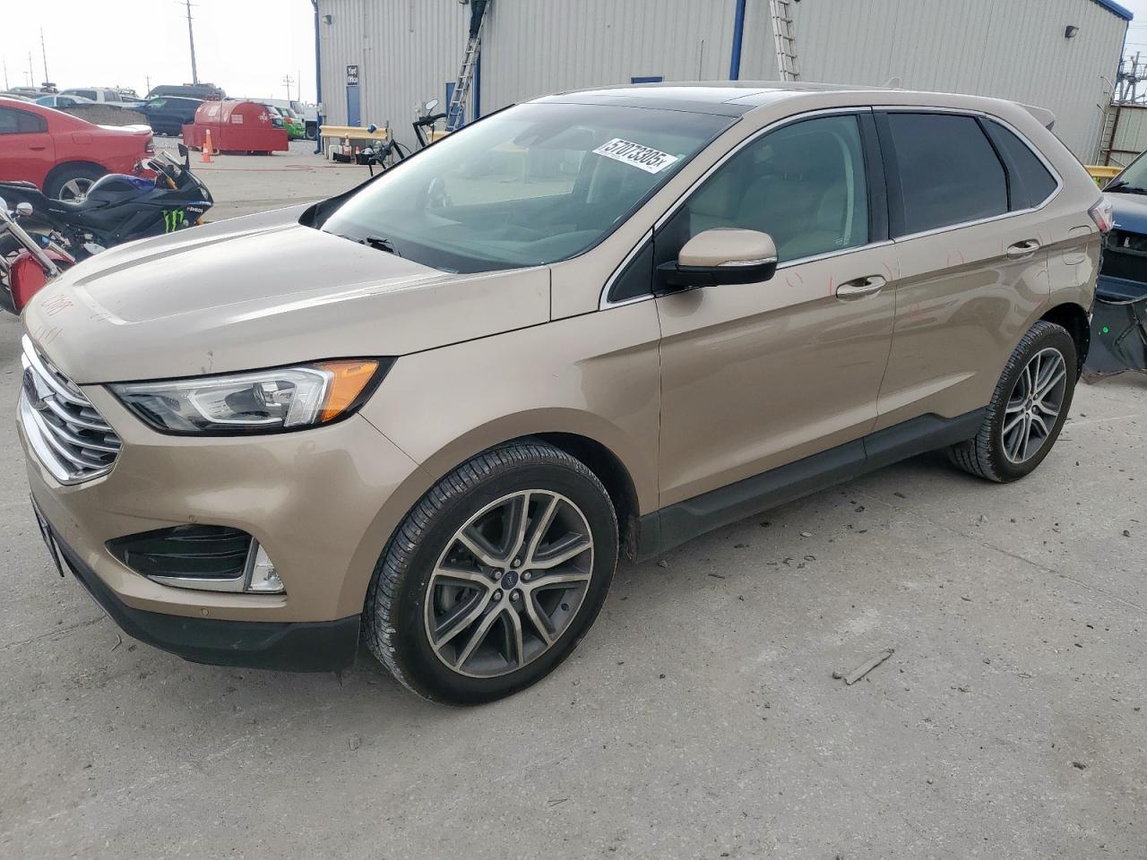 2020 Ford Edge Titanium იყიდება Haslet-ში, TX - Rear End