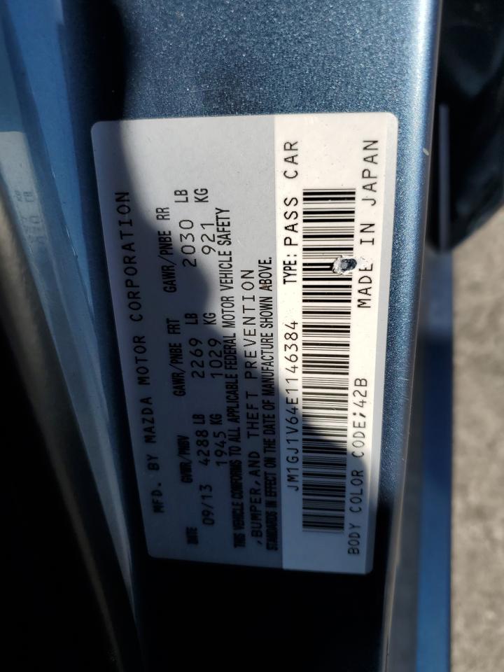 2014 Mazda 6 Touring VIN: JM1GJ1V64E1146384 Lot: 83850765