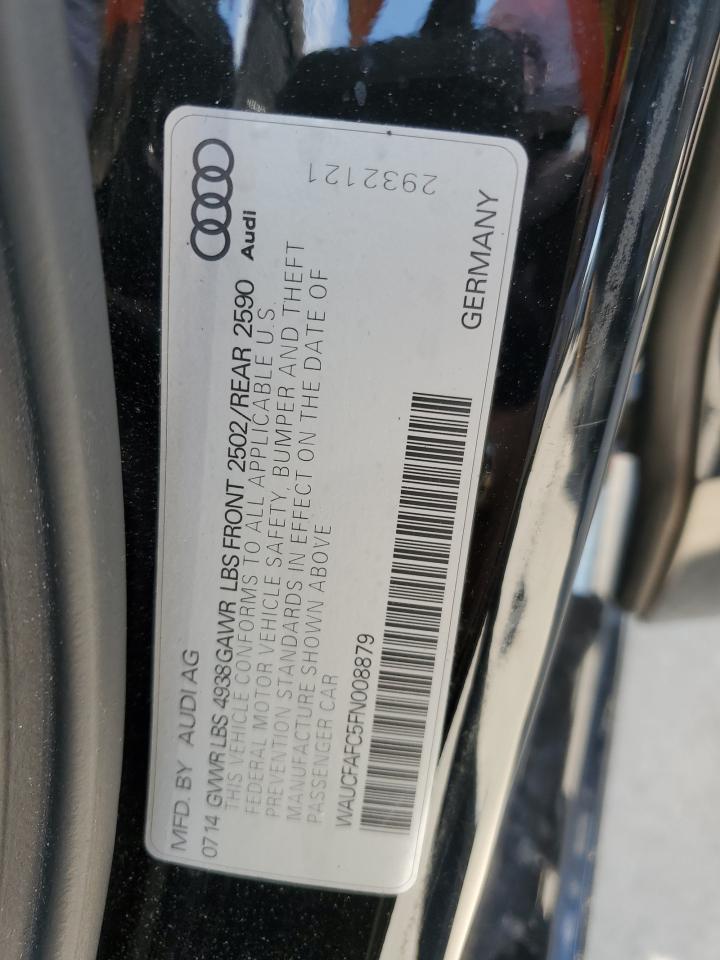 2015 Audi A6 Premium VIN: WAUCFAFC5FN008879 Lot: 56689315