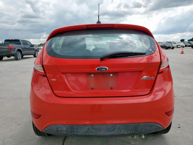 Hatchbacks FORD FIESTA 2012 Red