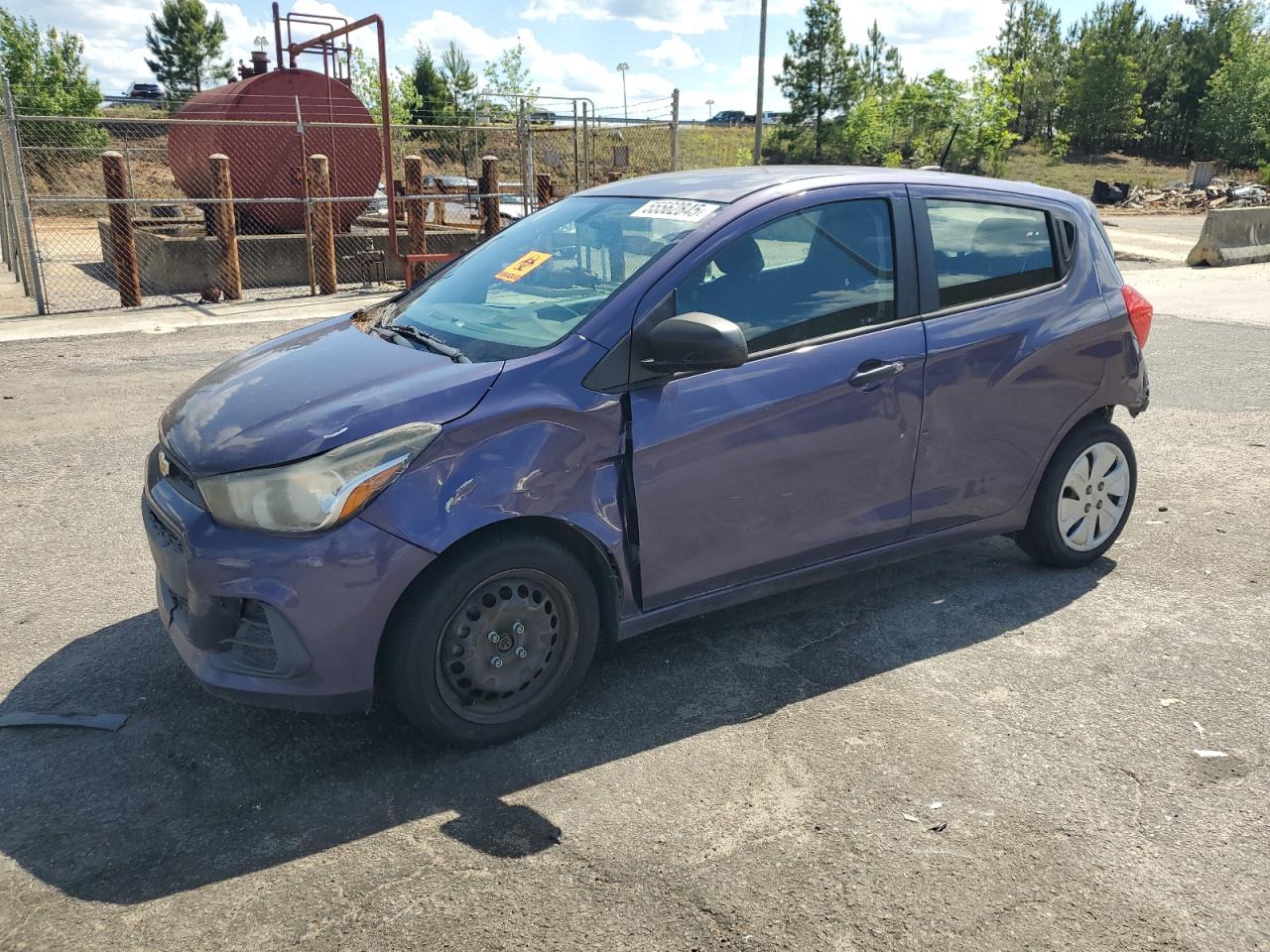 2016 Chevrolet Spark Ls იყიდება Gaston-ში, SC - Front End