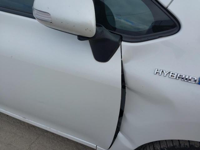 2012 TOYOTA AURIS HYBR