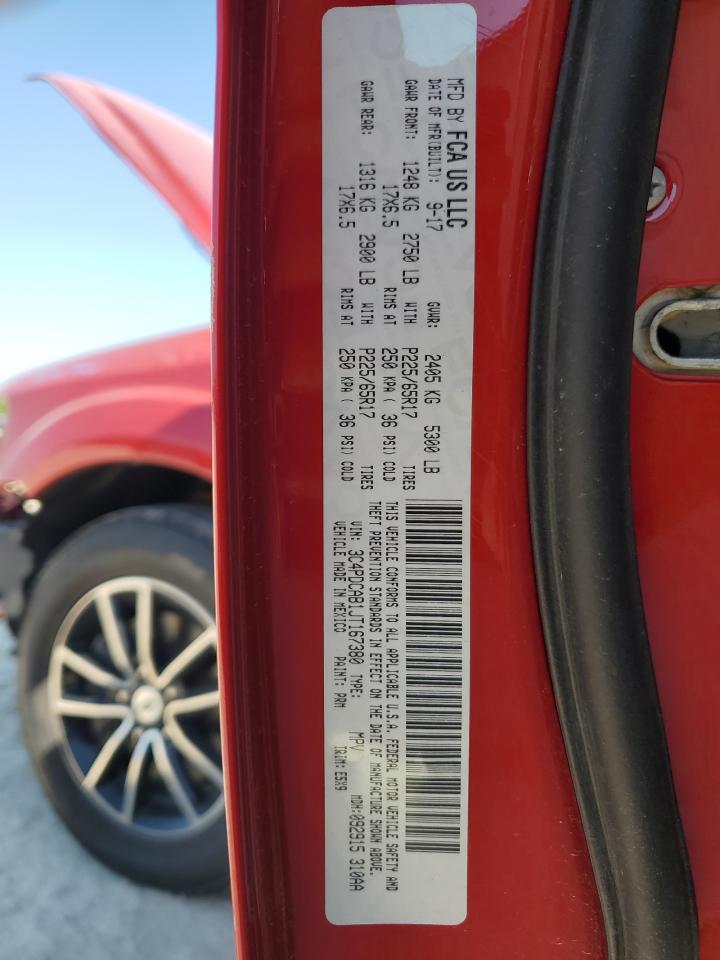 2018 Dodge Journey Se VIN: 3C4PDCAB1JT167380 Lot: 56981885
