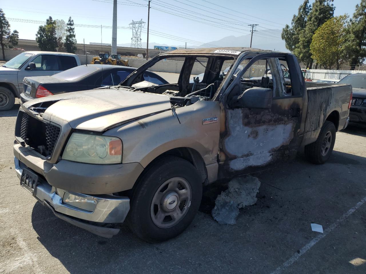 2004 Ford F150 იყიდება Rancho Cucamonga-ში, CA - Burn