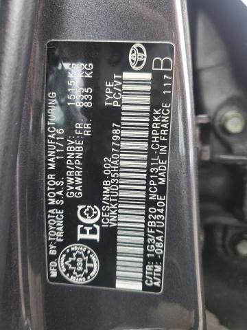 2017 TOYOTA YARIS L  