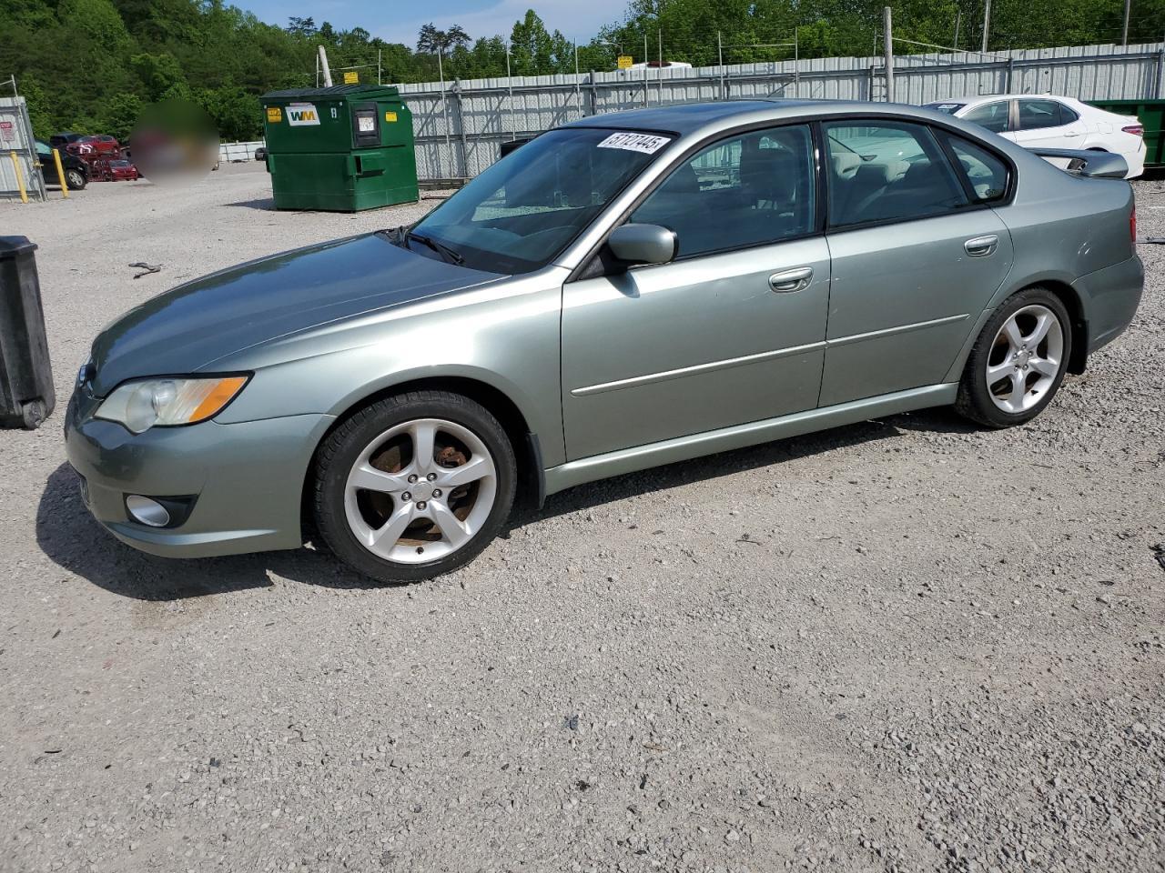 2009 Subaru Legacy 2.5I en Venta en Hurricane, WV - Hail