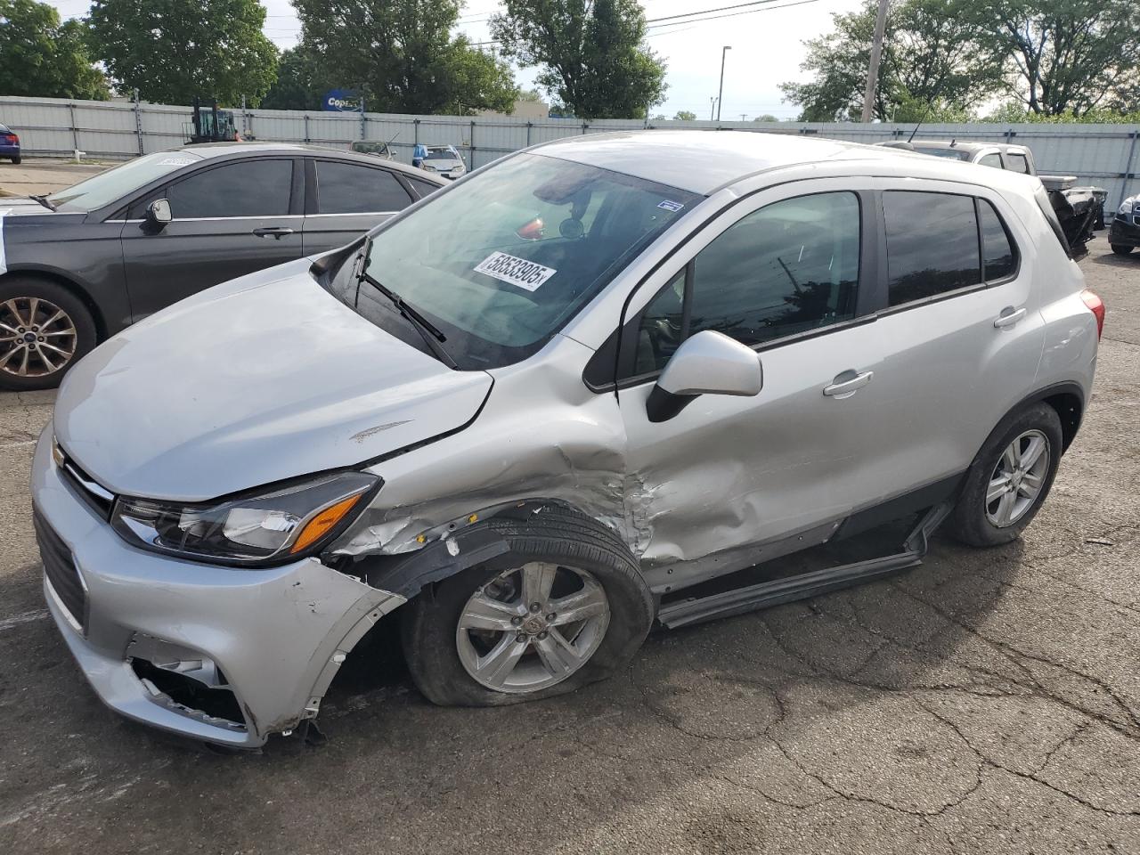 2021 Chevrolet Trax Ls на продаже в Moraine, OH - Front End