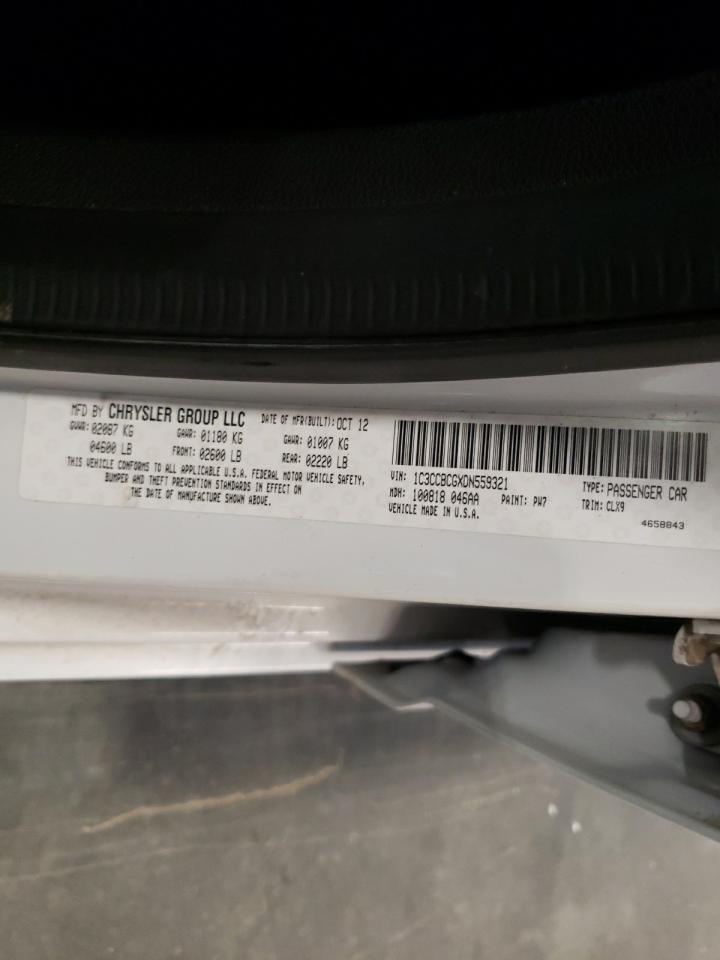 2013 Chrysler 200 Limited VIN: 1C3CCBCGXDN559321 Lot: 56076125