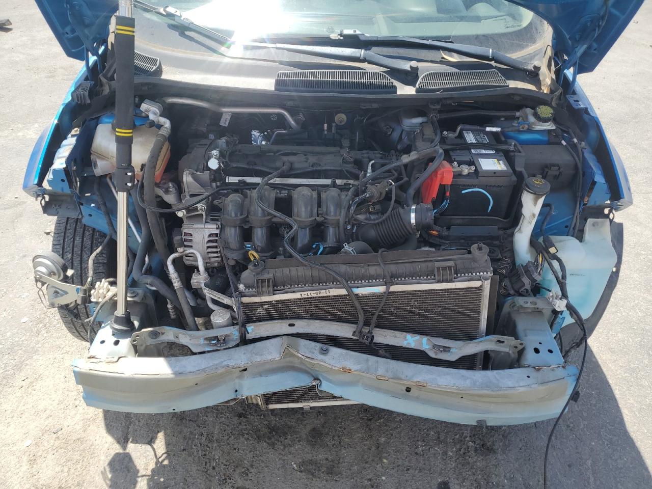 2017 Ford Fiesta Se VIN: 3FADP4EJ9HM170510 Lot: 56913545