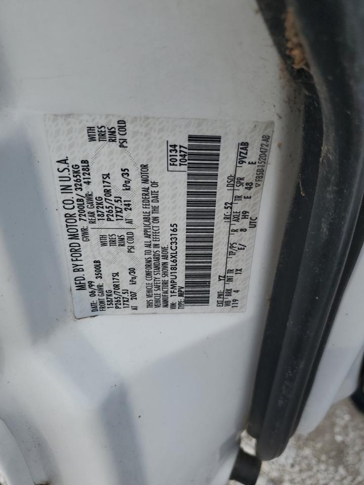1999 Ford Expedition VIN: 1FMPU18L6XLC33165 Lot: 58081155