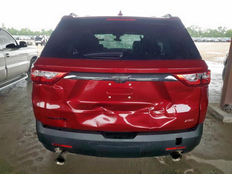  CHEVROLET TRAVERSE 2021 Czerwony