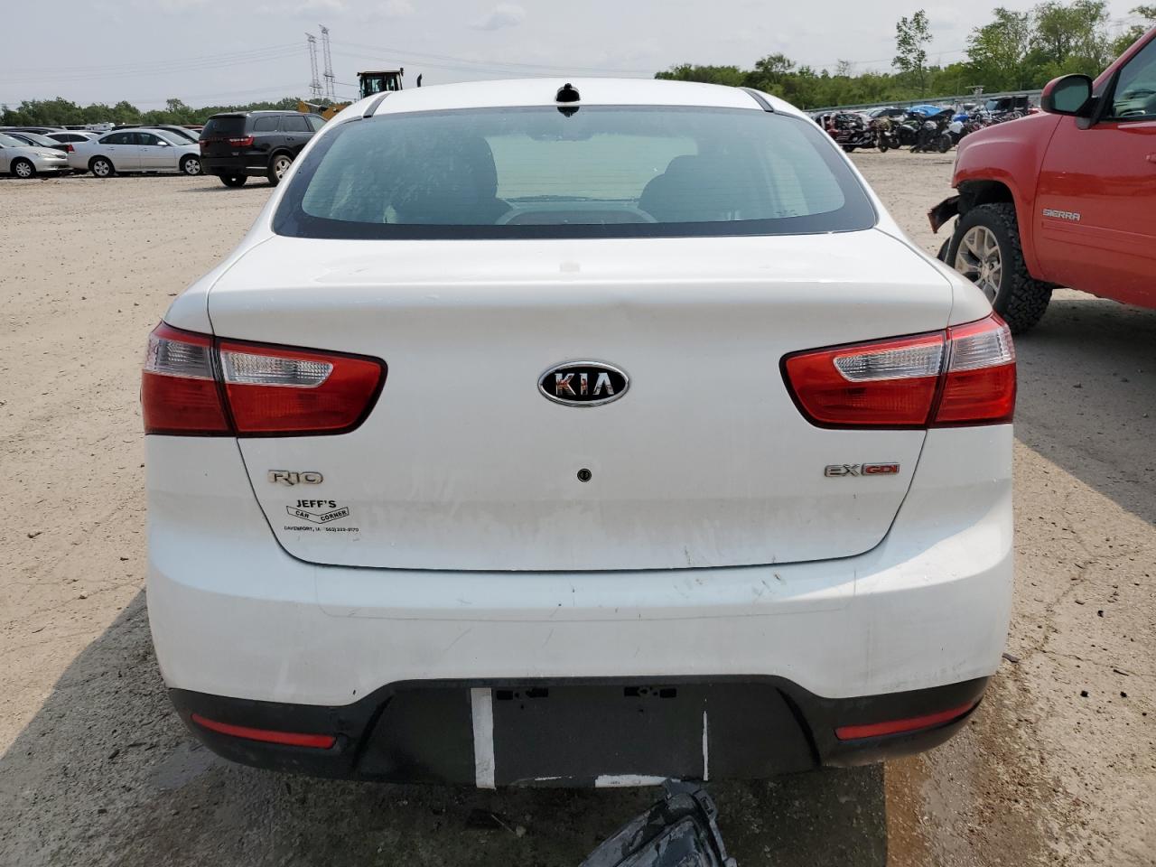 2012 Kia Rio Ex VIN: KNADN4A33C6068343 Lot: 59142875