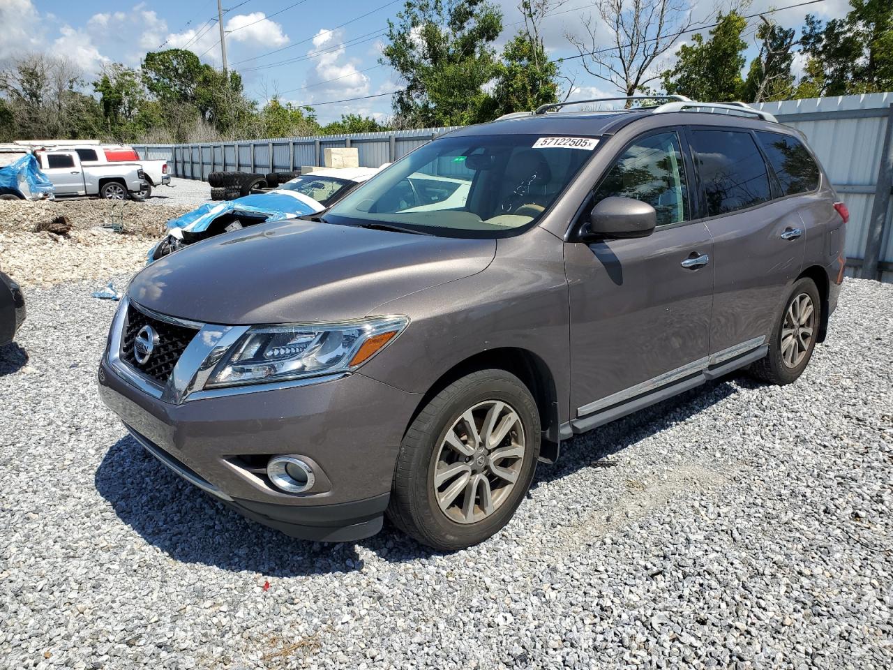 2014 Nissan Pathfinder S en Venta en Riverview, FL - Minor Dent/Scratches