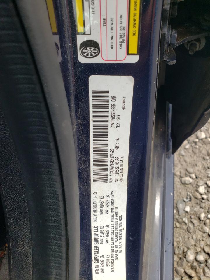 2014 Dodge Avenger Se VIN: 1C3CDZAB4EN177428 Lot: 55597445