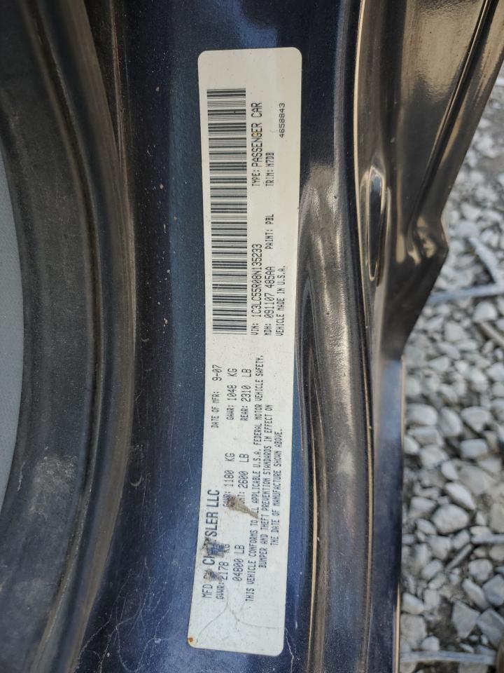 2008 Chrysler Sebring Touring VIN: 1C3LC55R08N135233 Lot: 55795785