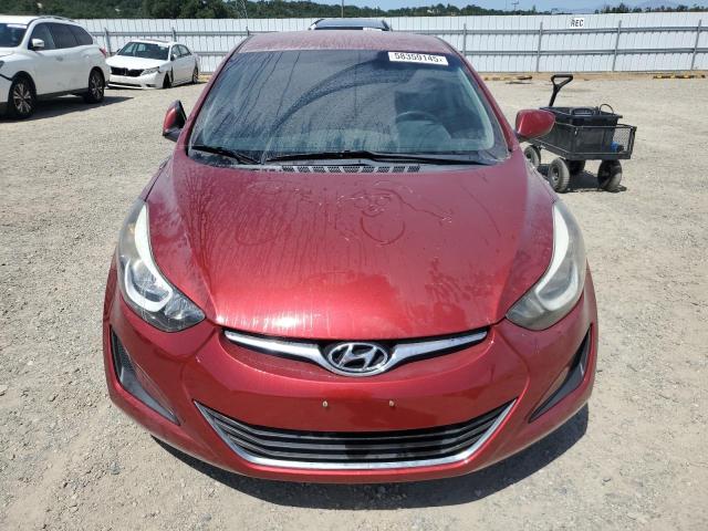  HYUNDAI ELANTRA 2016 Czerwony