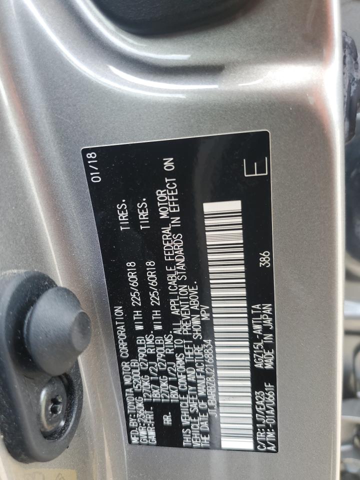 2018 Lexus Nx 300 Base VIN: JTJBARBZ8J2168834 Lot: 57424515