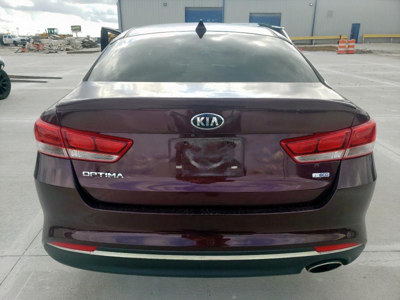 KIA OPTIMA 2016 Burgundy