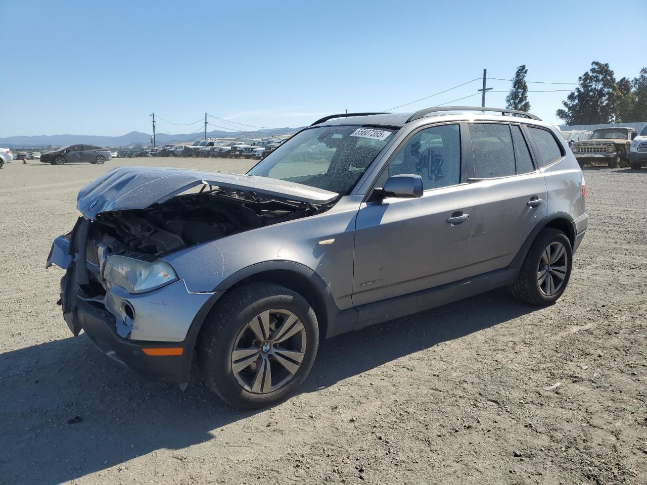 2009 Bmw X3 Xdrive30I იყიდება American Canyon-ში, CA - Front End