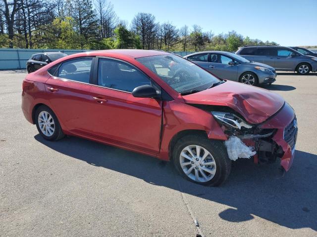 HYUNDAI ACCENT 2018 Czerwony