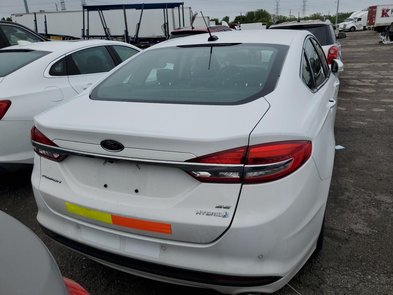 2018 Ford Fusion Se Hybrid VIN: 3FA6P0LU5JR172004 Lot: 54041945