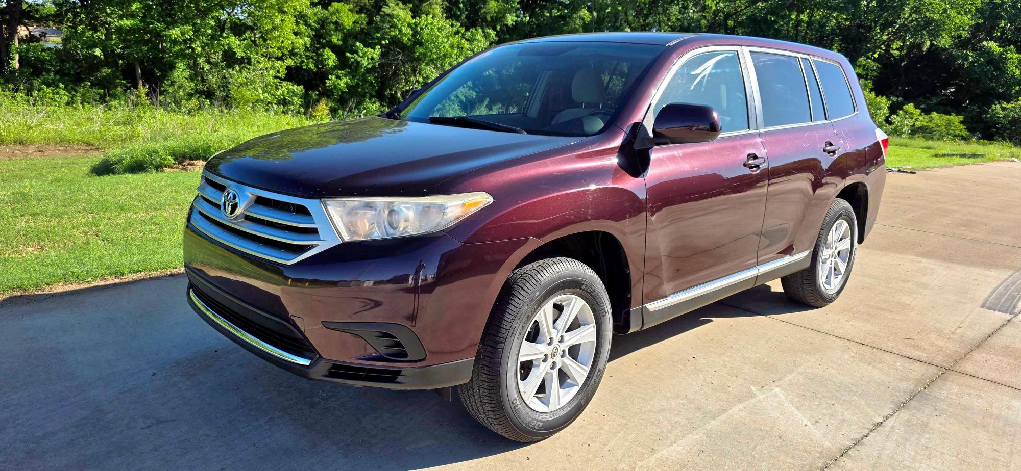 Parquets TOYOTA HIGHLANDER 2012 Burgundy