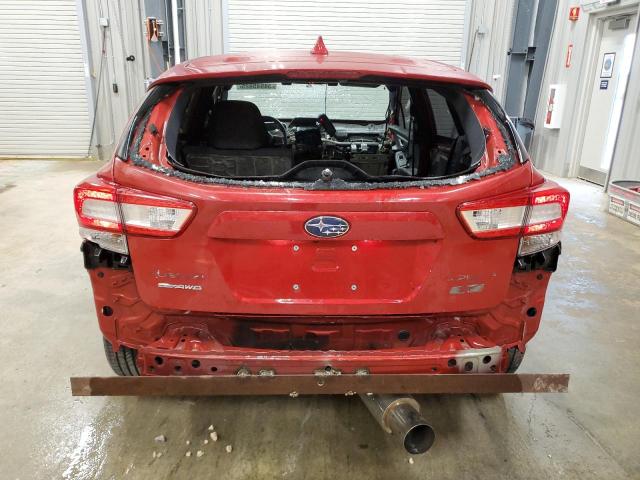  SUBARU IMPREZA 2019 Красный