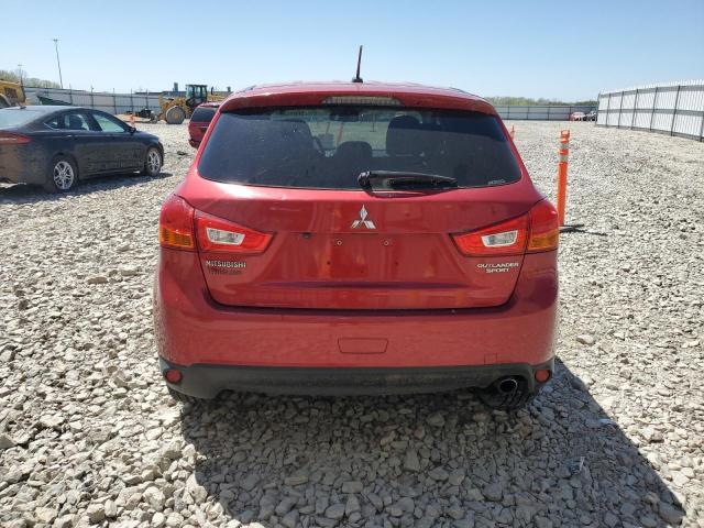  MITSUBISHI OUTLANDER 2015 Красный